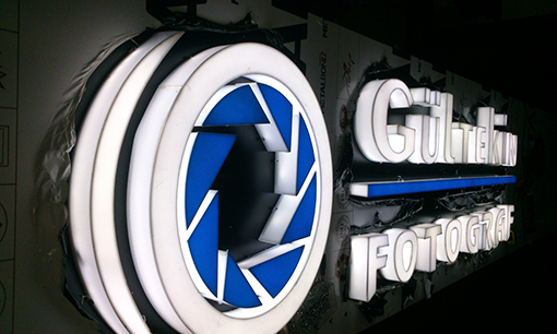 Pleksi Kabartma Tabela